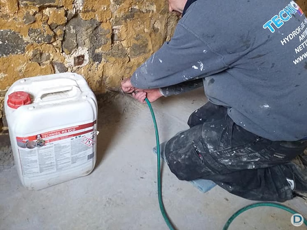 entreprise spécialisée humidité ascensionnelle produit hydrofuge professionnel brabant wallon