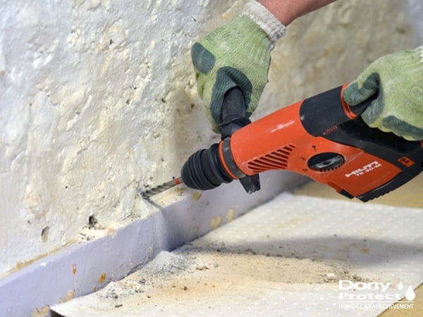 Entreprise en bâtiment pour le traitement de l'humidité dans les murs pour la région de Liège